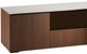 Salamander Designs® Chameleon Manhattan 245 Matte Taupe/Medium Walnut Media Cabinet-1