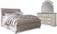 Liberty Furniture Magnolia Manor 3-Piece Antique White/Gray California King Sleigh Bedroom Set-0