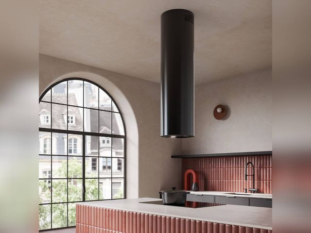 Falmec Polar 15" White Island Range Hood-2