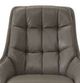 Natuzzi Editions Customizable Levante Leather Reclining Swivel Chair-2