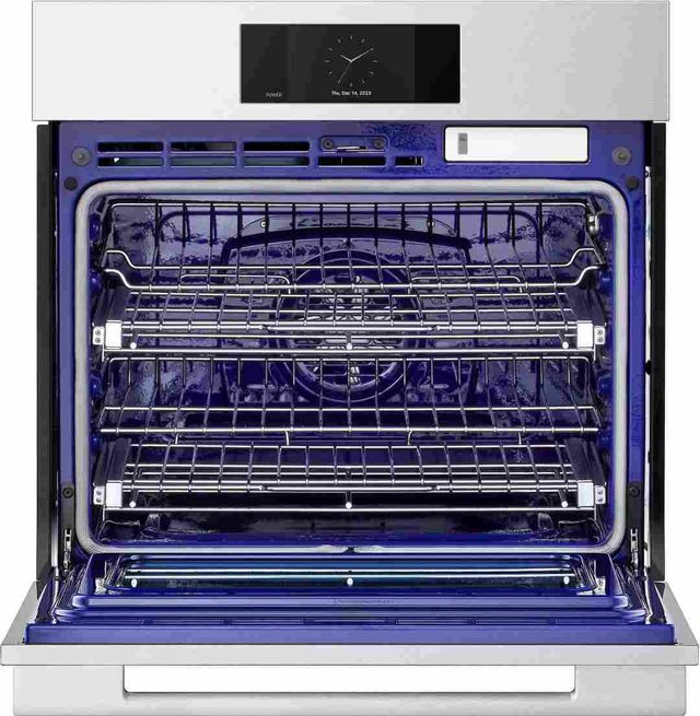 SKS 30" Satin Stainless Steel Single Electric Wall Oven-1