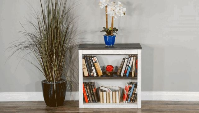 Sunny Designs™ European Cottage/Charcoal Gray 30" Bookcase-2
