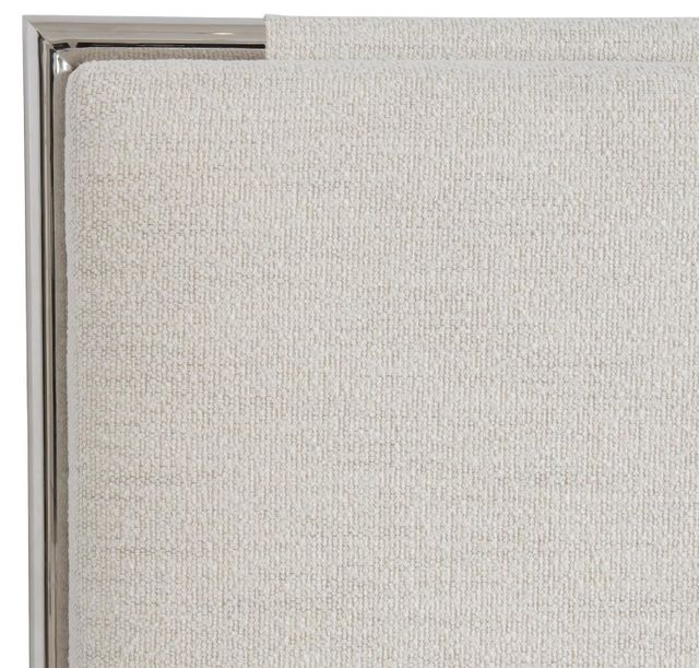 Bernhardt Modulum Stainless Steel/White King Panel Bed-3