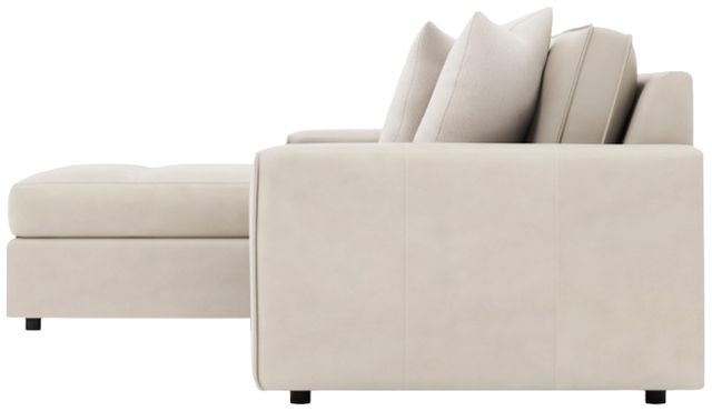 Bernhardt Nest Bernhardt Living 2-Piece Beige Leather Left-Arm Facing Sectional-4