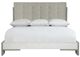 Bernhardt Foundations Gray/Light Shale California King Upholstered Panel Bed-2