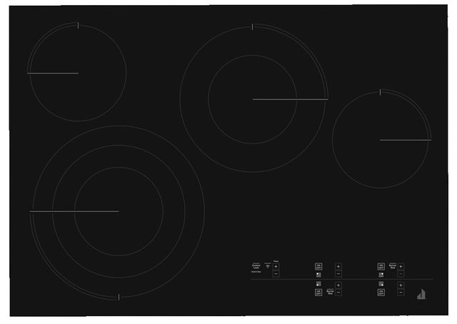 JennAir® Oblivion 31" Black Electric Cooktop with Emotive Controls-0