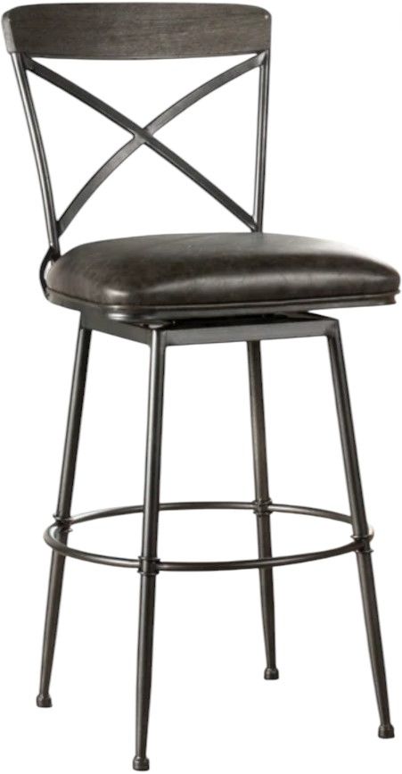 HH2 Home Decker Gray Bar Stool-0
