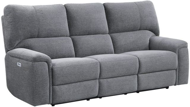 Homelegance® Dickinson Charcoal Power Double Reclining Sofa-0