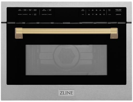 ZLINE Autograph Edition 1.6 Cu. Ft. Fingerprint Resistant Satin Stainless Steel Built In Microwave