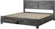 ACME Furniture Vidalia Rustic Gray Oak Queen Storage Panel Bed-3