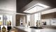 Faber Stratus Isola 36" White Glass Ceiling Mounted Range Hood-3