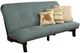 Kodiak Furniture Carson Java/Linen Aqua Full Futon with Mattress-0