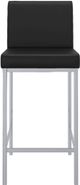 Inspire™ Porto Black/Chrome 26" Counter Stool, Set Of 2-4