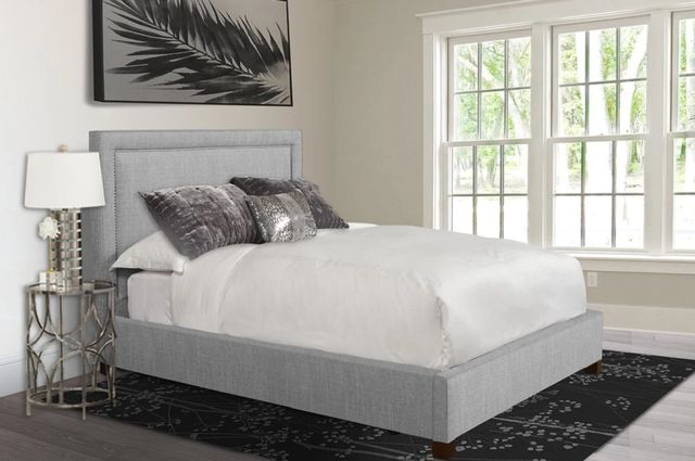 Parker House® Cody Mineral Gray Queen Panel Bed-1