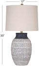 Bassett Mirror Marrengo Blue/White Table Lamp-3