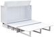 Cottage Creek Furniture McKenzie Distressed White Queen Sleep Chest-3