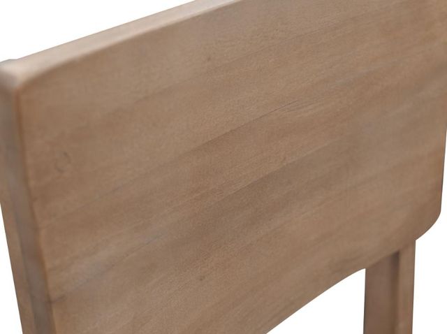 International Furniture Direct Natural Parota Brown Side Chair-3