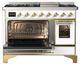 Ilve® Majestic II 48" Custom RAL Color Pro Style Dual Fuel Range-2