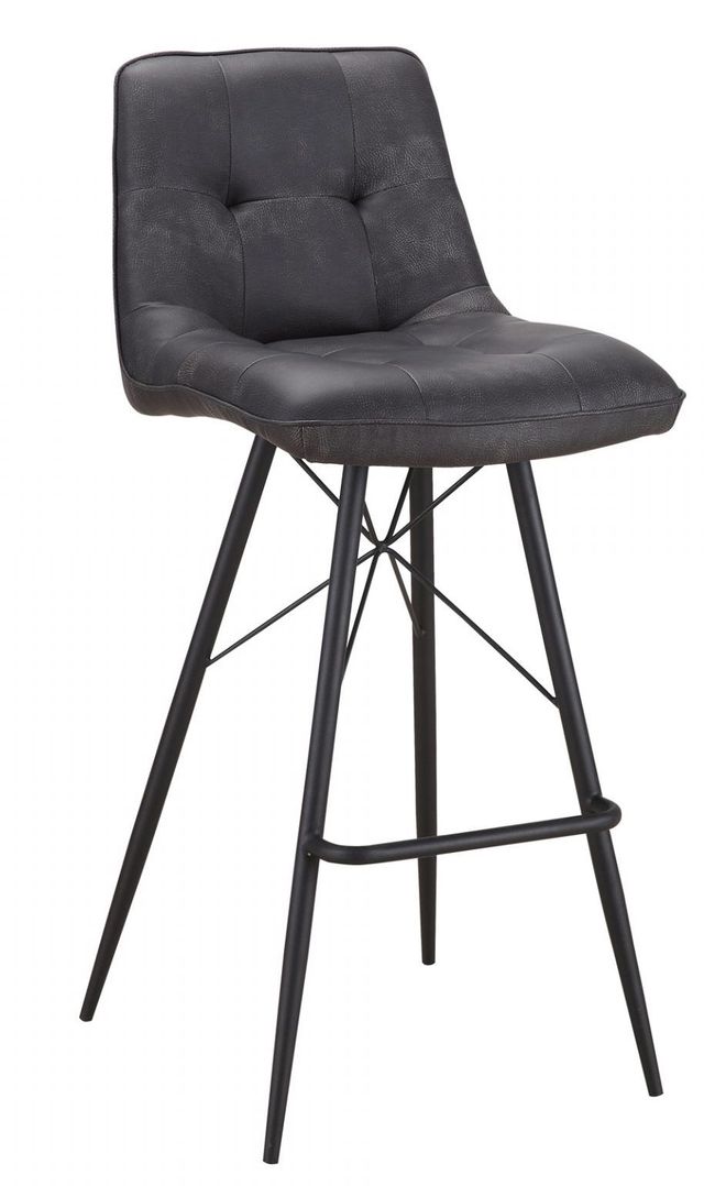 Moe's Home Collection Morrison Grey Bar Stool-1