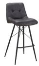 Moe's Home Collection Morrison Grey Bar Stool-1