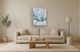 Classy Living Mesmerizing Frosted Blue Petal Burst Wall Art-1
