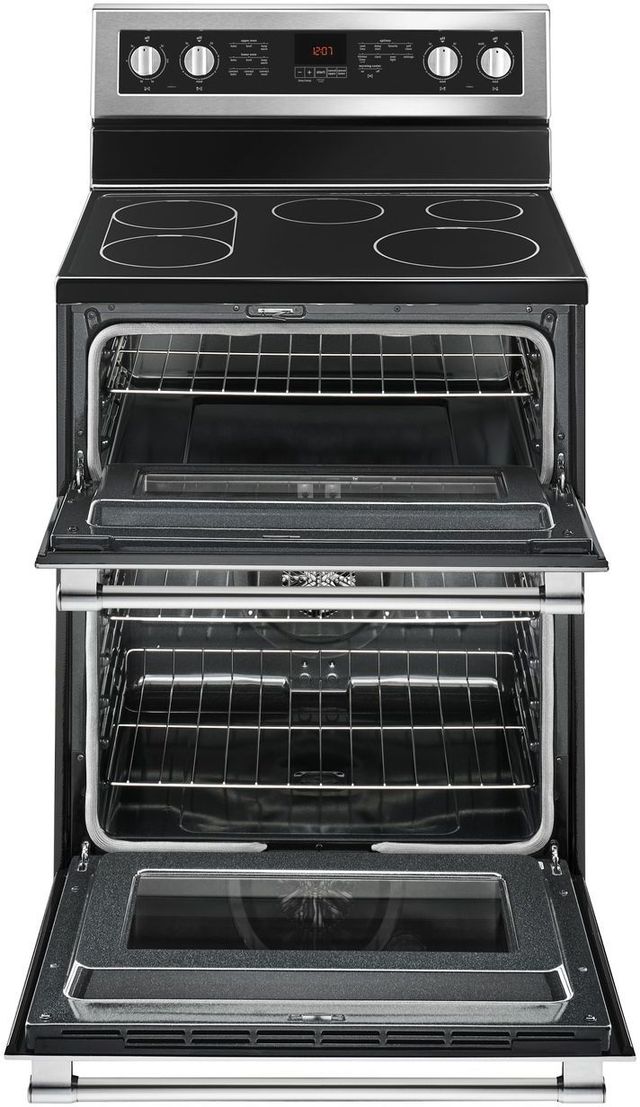Maytag® 30" Fingerprint Resistant Stainless Steel Freestanding Electric Range-1