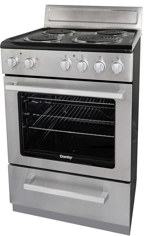 Danby® 24" Stainless Steel Freestanding Electric Range-2