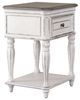 Liberty Furniture Magnolia Manor Antique White/Weathered Bark Open Nightstand-0