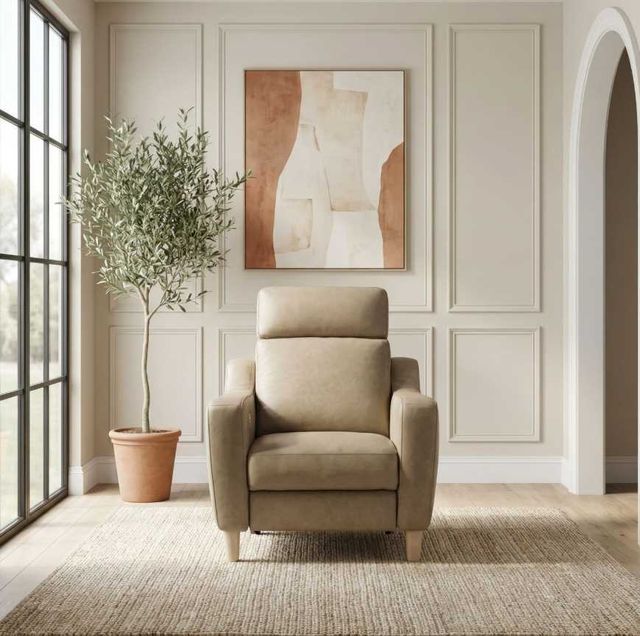 Liberty Furniture Como Dakota Camel Leather Zero Gravity Power Recliner-2