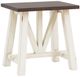 aspenhome® Pinebrook Prairie White Chairside Table-0