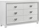 Elements International Moondance White Dresser-0