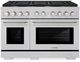 ZLINE Paramount 48" Satin Stainless Steel Pro Style Dual Fuel Range-0