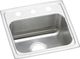 Elkay Lustertone® Classic Lustrous Satin 17" x 16" x 6-1/2" 3-Hole Single Bowl Drop-In ADA Sink-0