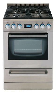 Avanti® Elite Series 24" Stainless Steel Freestanding Gas Range