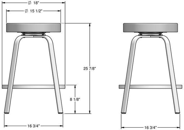 Amisco Customizable Reel Swivel Counter Stool-2