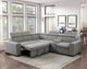 Homelegance® Farrah 3-Piece Gray Sectional-1