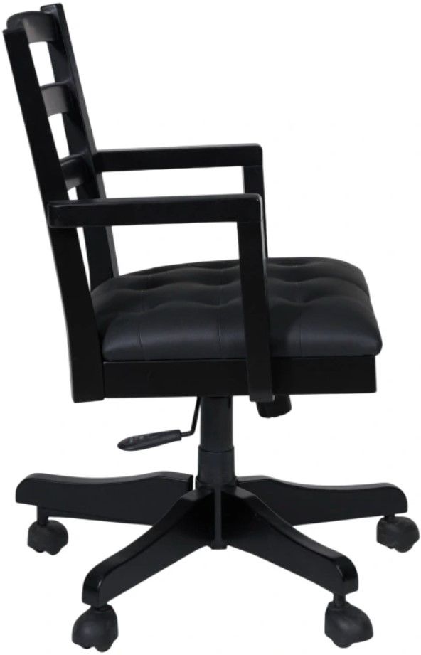 Signature Design by Ashley® Wildenauer Black Swivel Office Chair-4