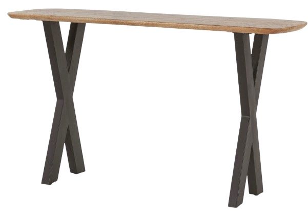Home Trends & Design Rapallo Natural Console Table-2