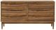 Armen Living Artemio 4-Piece Walnut Wood King Panel Bedroom Set-5