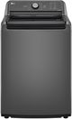 LG Monochrome Gray Top Load Washer & Electric Dryer Laundry Pair-1