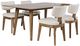 Jofran Inc. Bowie/Tate 7-Piece Chestnut Dining Table Set-0