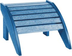 C R Plastic Blue Footstool