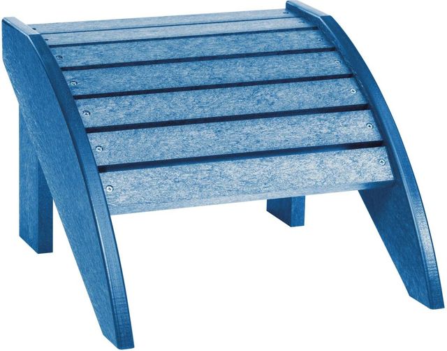 C R Plastic Blue Footstool-0