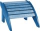 C R Plastic Blue Footstool-0