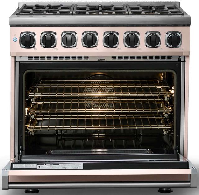 Viking® 7 Series 36" Blush Pro Style Dual Fuel Range-1
