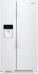 Whirlpool® 36" 24.5 Cu. Ft. Side-By-Side Refrigerator-White-0