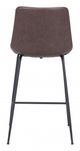 Zuo® Byron Brown Counter Chair-3