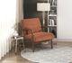Homelegance® Twill Brown/Orange Accent Chair-1