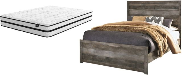 Signature Design by Ashley® Wynnlow 2-Piece Gray Queen Panel Bed Set