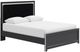 Signature Design by Ashley® Birmonton Black Queen Upholstered Panel Bed-0